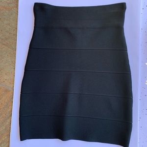 Black BCBG MAXAZARIA bandage skirt